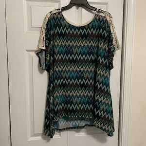 Chevron tunic